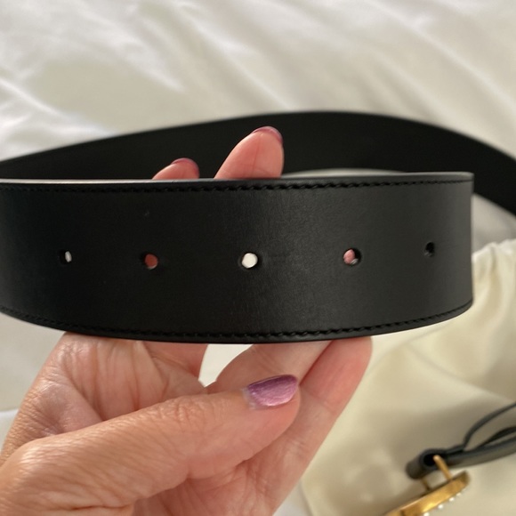 Gucci pearl and gold belt, size 75cm - Picture 3 of 5